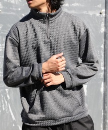 【MAISON CLUB】ハーフジップワッフルトップス SCCH110