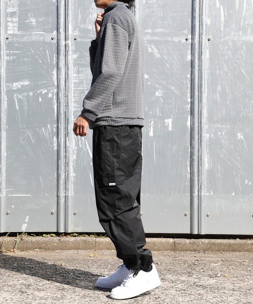 MAISON CLUB（メゾンクラブ）の「【MAISON CLUB】ハーフジップワッフルトップス SCCH110（Tシャツ/カットソー・メンズ・ブラック/グレー・FREE）」の10枚目の写真