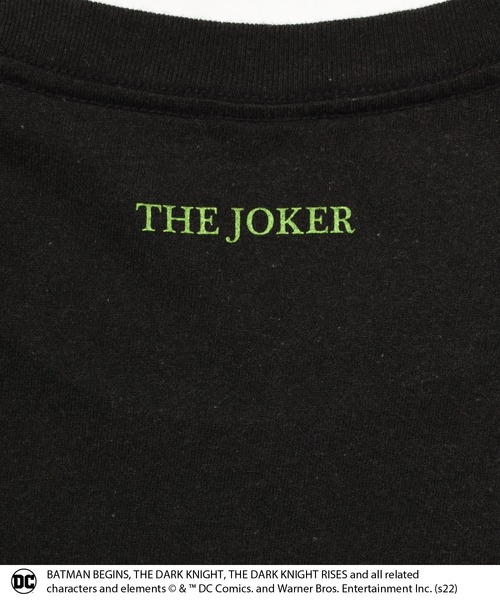 BACK TO THE FIELD(バック トゥー ザ フィールド)の「【DC/THE JOKER】ヴィンテージ加工Tシャツ(Tシャツ/カットソー・レディース・ブラック・FREE)」の4枚目の写真