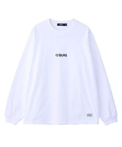 SILAS（サイラス）の「EMBROIDERY OLD LOGO WIDE L/S TEE（Tシャツ/カットソー・メンズ・ブラック/ホワイト/ネイビー/アッシュ・M/L/XL）」の2枚目の写真