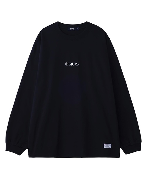 SILAS（サイラス）の「EMBROIDERY OLD LOGO WIDE L/S TEE（Tシャツ/カットソー・メンズ・ブラック/ホワイト/ネイビー/アッシュ・M/L/XL）」の3枚目の写真