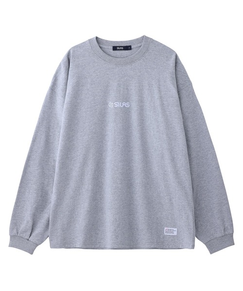 SILAS（サイラス）の「EMBROIDERY OLD LOGO WIDE L/S TEE（Tシャツ/カットソー・メンズ・ブラック/ホワイト/ネイビー/アッシュ・M/L/XL）」の6枚目の写真