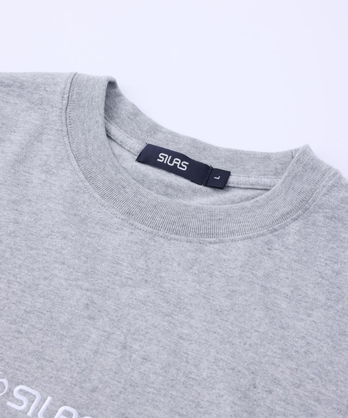 SILAS（サイラス）の「EMBROIDERY OLD LOGO WIDE L/S TEE（Tシャツ/カットソー・メンズ・ブラック/ホワイト/ネイビー/アッシュ・M/L/XL）」の11枚目の写真