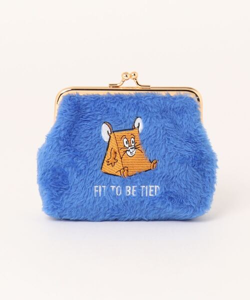 公式】TOM＆JERRY×Flapperファニーアートモコモコがま口ポーチ（財布