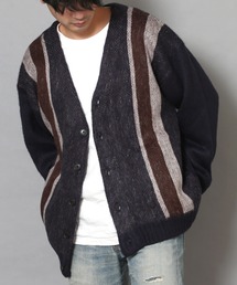 CERCA | bling leads/モヘアタッチパネル柄V/Nカーデ(カーディガン/ボレロ)