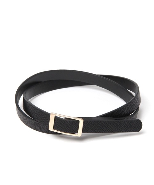 LEPSIM（レプシィム）の「ピンレスリバーシブルベルト　177512（ベルト・レディース・ブラック/グレイッシュベージュ/ブラウン・ONE SIZE）」の4枚目の写真