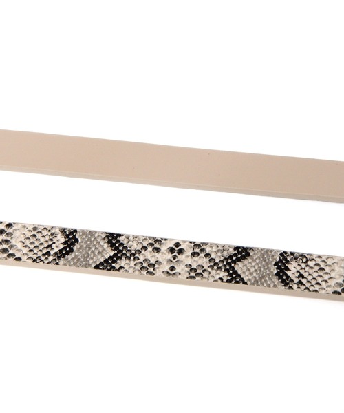 LEPSIM（レプシィム）の「ピンレスリバーシブルベルト　177512（ベルト・レディース・ブラック/グレイッシュベージュ/ブラウン・ONE SIZE）」の10枚目の写真