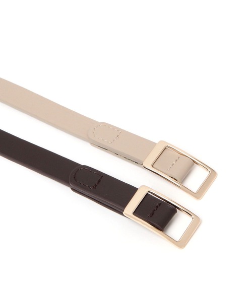 LEPSIM（レプシィム）の「ピンレスリバーシブルベルト　177512（ベルト・レディース・ブラック/グレイッシュベージュ/ブラウン・ONE SIZE）」の12枚目の写真
