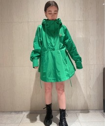 【SNIDEL|FILA】Sustainableフーディーブルゾン