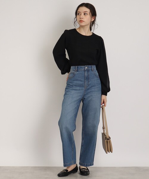 DRESKIP（ドレスキップ）の「◆カットツィ－ド袖シフォンプルオーバー（Tシャツ/カットソー・レディース・ホワイト系6/ブラック系3/ブラック・04/02/03）」の22枚目の写真