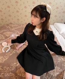 one after another NICE CLAUP | 【スタッフ考案】ハイネックトップス+ミニワンピース(ワンピース)