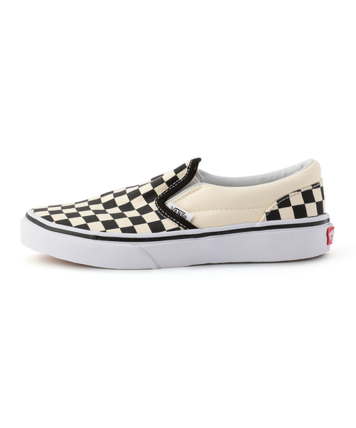 VANS（バンズ）の「VANS:CHECKERBOARD SLIP-ON(16～21㎝)（スニーカー・キッズ・ブラック・17/19/18/16/20/21）」の3枚目の写真