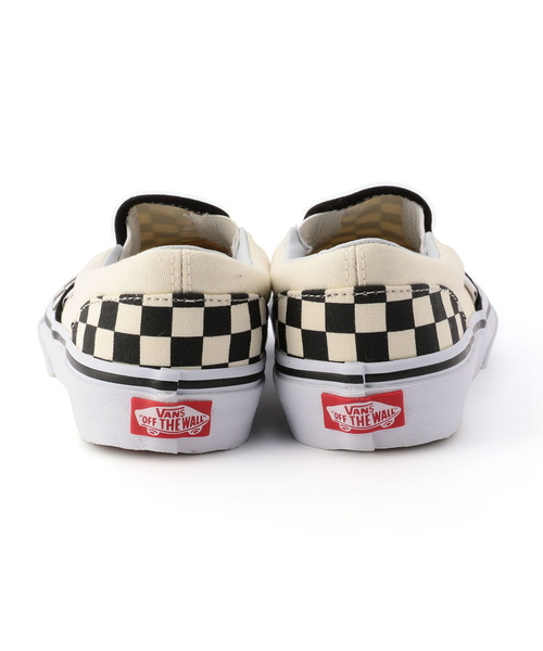 VANS（バンズ）の「VANS:CHECKERBOARD SLIP-ON(16～21㎝)（スニーカー・キッズ・ブラック・17/19/18/16/20/21）」の6枚目の写真