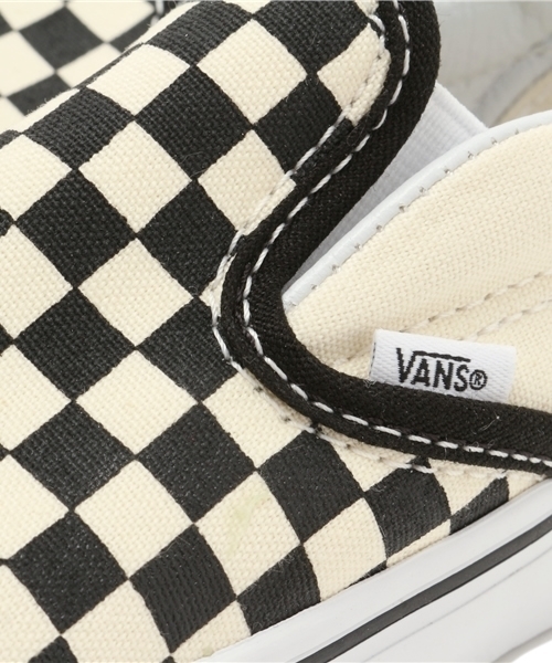 VANS（バンズ）の「VANS:CHECKERBOARD SLIP-ON(16～21㎝)（スニーカー・キッズ・ブラック・17/19/18/16/20/21）」の10枚目の写真