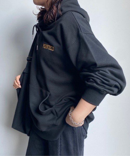 PEN FIELD(ペンフィールド)の「PENFIELDバック刺繍パーカー(パーカー・メンズ・ブラック/グレー/グリーン・MEDIUM/LARGE)」の17枚目の写真