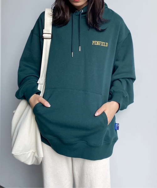 PEN FIELD(ペンフィールド)の「PENFIELDバック刺繍パーカー(パーカー・メンズ・ブラック/グレー/グリーン・MEDIUM/LARGE)」の9枚目の写真