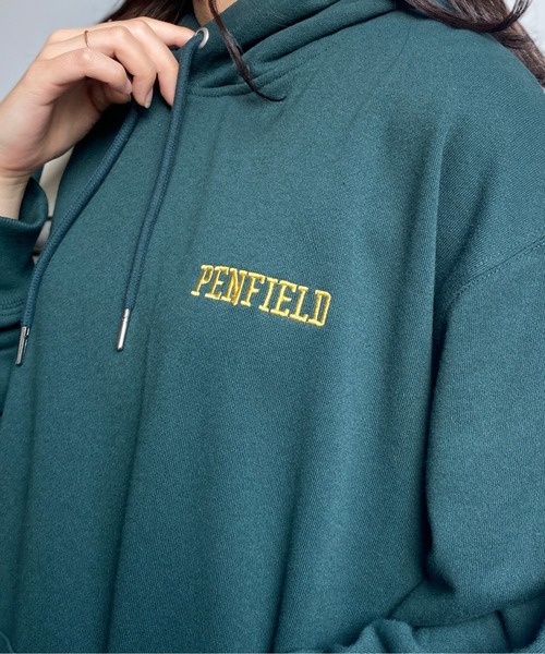 PEN FIELD(ペンフィールド)の「PENFIELDバック刺繍パーカー(パーカー・メンズ・ブラック/グレー/グリーン・MEDIUM/LARGE)」の12枚目の写真