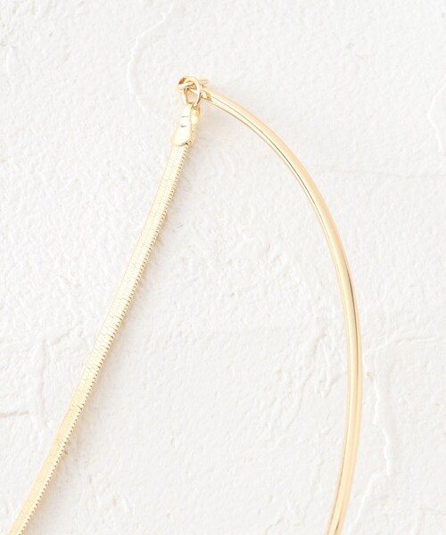 SHOO・LA・RUE（シューラルー）の「◆2連ネックカフ（ネックレス・レディース・ゴールド/シルバー・00）」の4枚目の写真