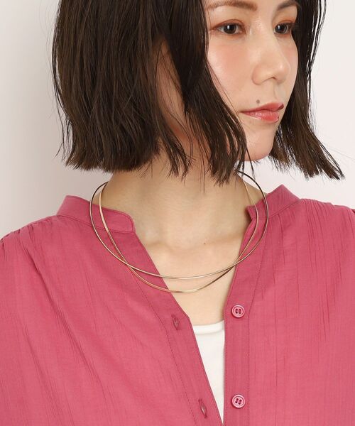 SHOO・LA・RUE（シューラルー）の「◆2連ネックカフ（ネックレス・レディース・ゴールド/シルバー・00）」の6枚目の写真