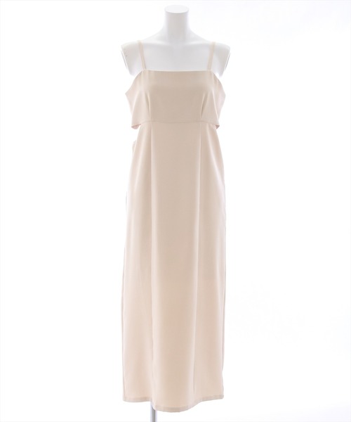 clear（クリア）の「ウエストスリットIラインキャミワンピース（ワンピース・レディース・ブラック/ライトベージュ・F）」の22枚目の写真