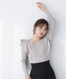 PROPORTION BODY DRESSING | ラッフルレースリブニット / 1213170317(ニット/セーター)