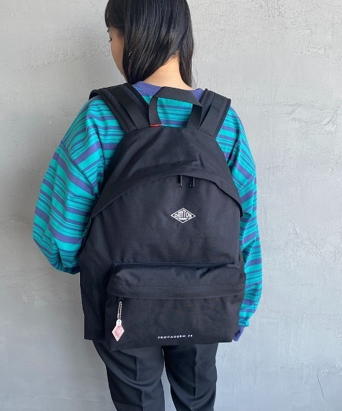 DANTON（ダントン）の「[DANTON/ダントン]  CORDURA CANVAS バックパック ラージサイズ（バックパック/リュック・レディース・ブラック/グレイッシュベージュ/ダークグリーン・ONE SIZE）」の18枚目の写真