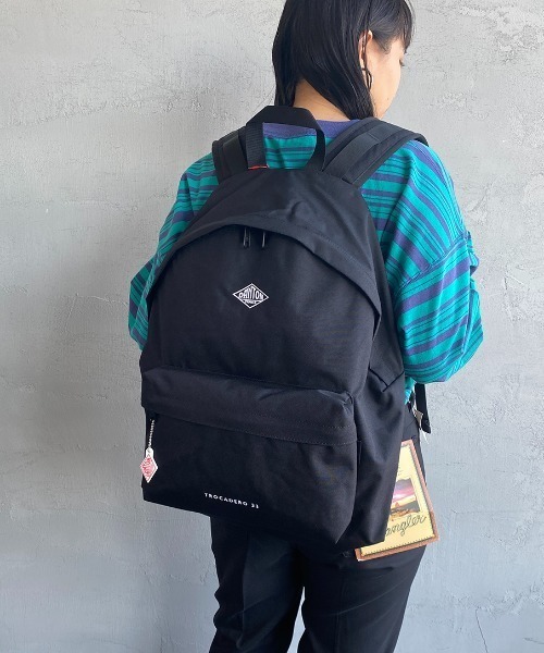 DANTON（ダントン）の「[DANTON/ダントン]  CORDURA CANVAS バックパック ラージサイズ（バックパック/リュック・レディース・ブラック/グレイッシュベージュ/ダークグリーン・ONE SIZE）」の19枚目の写真