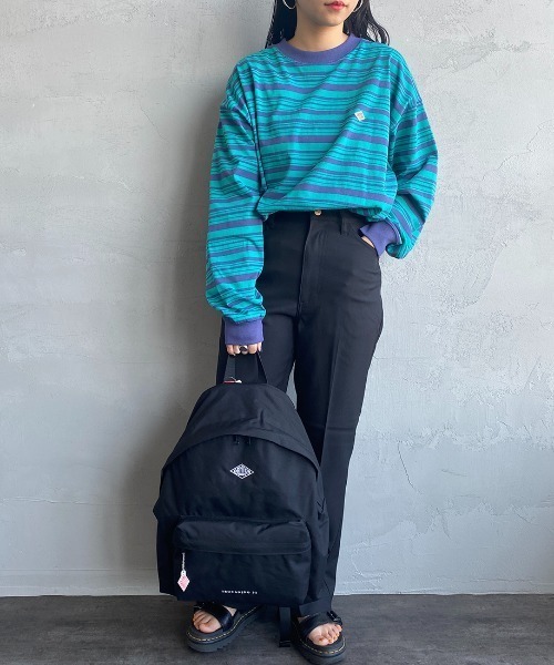 DANTON（ダントン）の「[DANTON/ダントン]  CORDURA CANVAS バックパック ラージサイズ（バックパック/リュック・レディース・ブラック/グレイッシュベージュ/ダークグリーン・ONE SIZE）」の22枚目の写真