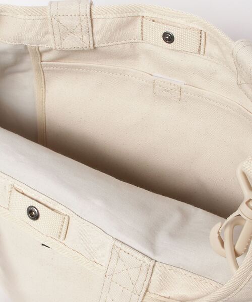 NEW ERA（ニューエラ）の「NEW ERA/ニューエラ トートバック ユーティリティー キャンバストートバッグ 15L ボックスロゴ 13517736（トートバッグ・メンズ・アイボリー・FREE）」の9枚目の写真