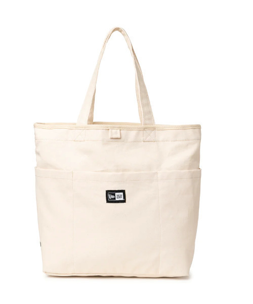 NEW ERA（ニューエラ）の「NEW ERA/ニューエラ トートバック ユーティリティー キャンバストートバッグ 15L ボックスロゴ 13517736（トートバッグ・メンズ・アイボリー・FREE）」の3枚目の写真
