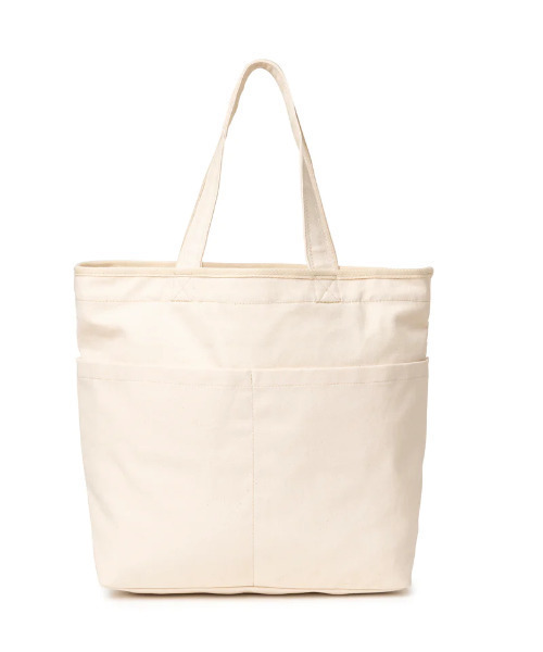 NEW ERA（ニューエラ）の「NEW ERA/ニューエラ トートバック ユーティリティー キャンバストートバッグ 15L ボックスロゴ 13517736（トートバッグ・メンズ・アイボリー・FREE）」の5枚目の写真