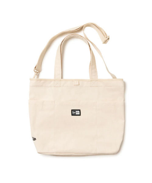 NEW ERA（ニューエラ）の「NEW ERA/ニューエラ トートバック ユーティリティー キャンバストートバッグ 15L ボックスロゴ 13517736（トートバッグ・メンズ・アイボリー・FREE）」の6枚目の写真