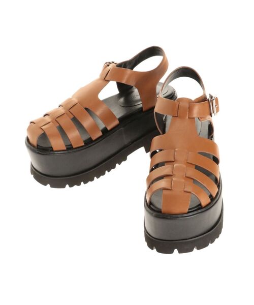 EMODA(エモダ)の「【WEB限定】タンクソールグルカサンダル(サンダル・レディース・ブラック/ブラウン・SMALL/MEDIUM/LARGE)」の16枚目の写真