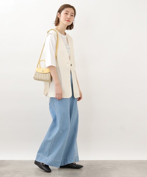 grove（グローブ）の「◆ヒネリフラップペーパーミニショルダー（ショルダーバッグ・レディース・レモンイエロー/ダークオレンジ/ブラック/オフホワイト/グリーン・00）」の16枚目の写真