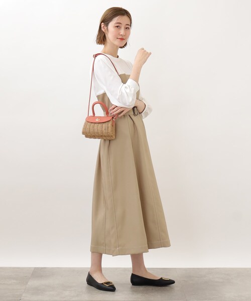 grove（グローブ）の「◆ヒネリフラップペーパーミニショルダー（ショルダーバッグ・レディース・レモンイエロー/ダークオレンジ/ブラック/オフホワイト/グリーン・00）」の13枚目の写真