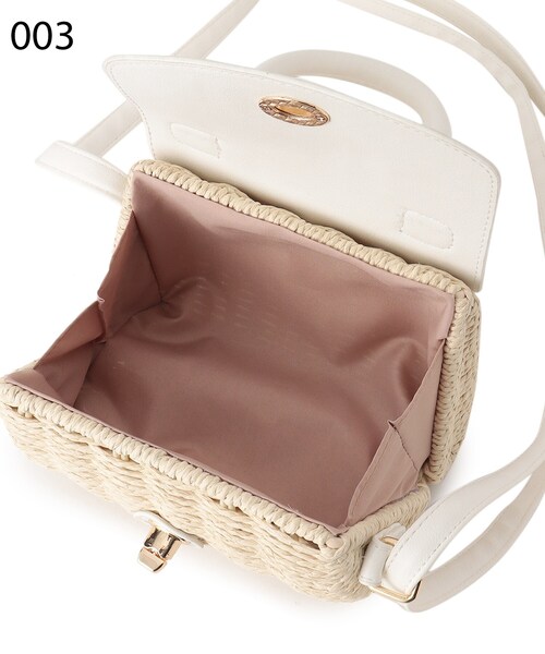 grove（グローブ）の「◆ヒネリフラップペーパーミニショルダー（ショルダーバッグ・レディース・レモンイエロー/ダークオレンジ/ブラック/オフホワイト/グリーン・00）」の17枚目の写真