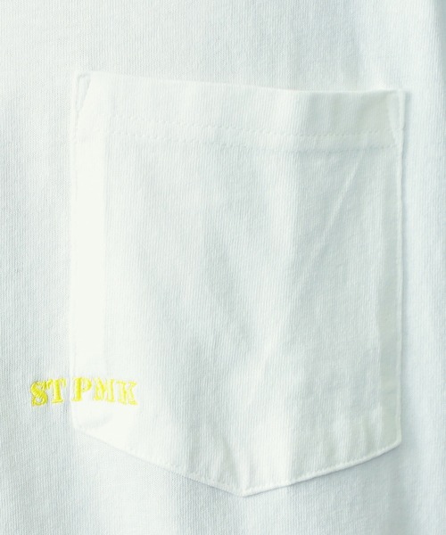 EDWIN（エドウィン）の「EDWIN エドウィン 【WEB限定】EDWIN STEPMARK ワイドボディポケットTシャツ H/S（Tシャツ/カットソー・メンズ・ネイビー系1/ホワイト×ブラック/ホワイト×イエロー/ホワイト×グリーン/ブラック×ブルー/ネイビー/ホワイト×レッド/ブラック×ホワイト/ネイビー系・LARGE/MEDIUM/SMALL）」の22枚目の写真