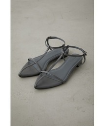 T-STRAP POINTED TOE SANDALS/T-ストラップポインテッドトーサンダル