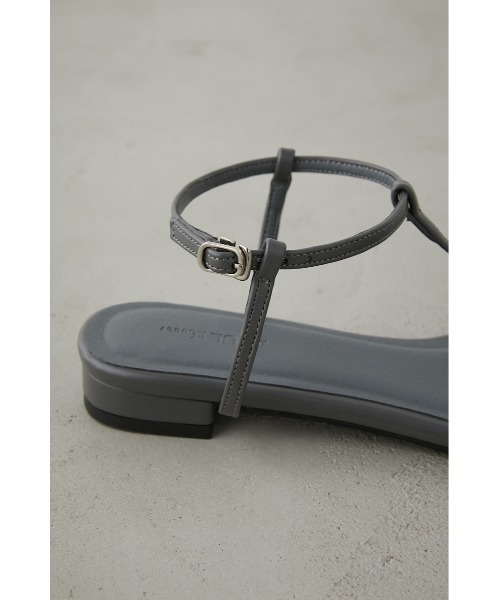 T-STRAP POINTED TOE SANDALS/T-ストラップポインテッドトー