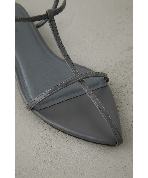新品 AZULbymoussy ストラップミュール T-STRAP POINTED TOE SANDALS/T-ストラップポインテッドトー