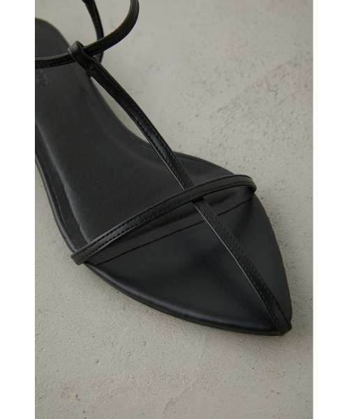 T-STRAP POINTED TOE SANDALS/T-ストラップポインテッドトー