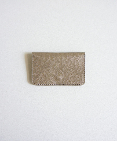 TIDEWAY(タイドウェイ)の「DORA LEATHER CARD CASE(名刺入れ・メンズ・ブラック/ホワイト/ブルー/グレイッシュベージュ・FREE)」の3枚目の写真