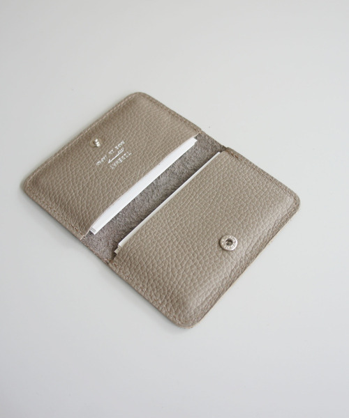 TIDEWAY(タイドウェイ)の「DORA LEATHER CARD CASE(名刺入れ・メンズ・ブラック/ホワイト/ブルー/グレイッシュベージュ・FREE)」の8枚目の写真