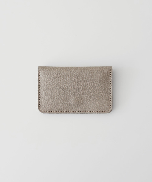 TIDEWAY(タイドウェイ)の「DORA LEATHER CARD CASE(名刺入れ・メンズ・ブラック/ホワイト/ブルー/グレイッシュベージュ・FREE)」の10枚目の写真