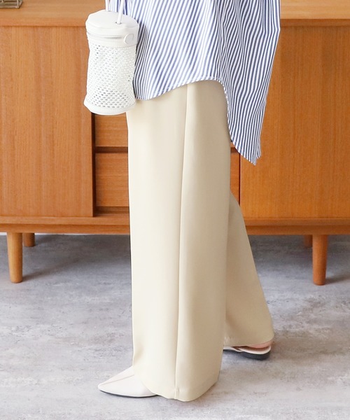 reca(レカ)の「ツータックワイドパンツ(その他パンツ・レディース・ブラック/オレンジ/キナリ・FREE)」の5枚目の写真