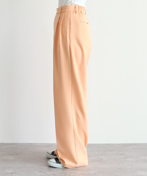 reca(レカ)の「ツータックワイドパンツ(その他パンツ・レディース・ブラック/オレンジ/キナリ・FREE)」の21枚目の写真