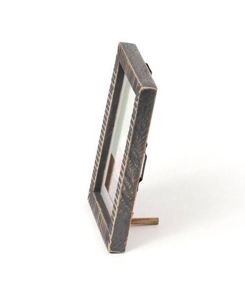 studio CLIP（スタディオクリップ）の「【daily CLIP】ウッド削ぎフォトフレーム L（フォトフレーム・レディース・ホワイト/グレー・FREE）」の10枚目の写真