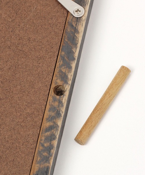 studio CLIP（スタディオクリップ）の「【daily CLIP】ウッド削ぎフォトフレーム L（フォトフレーム・レディース・ホワイト/グレー・FREE）」の11枚目の写真