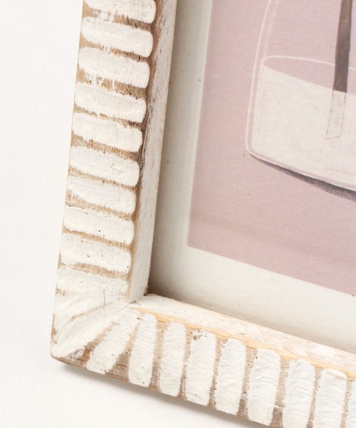 studio CLIP（スタディオクリップ）の「【daily CLIP】ウッド削ぎフォトフレーム L（フォトフレーム・レディース・ホワイト/グレー・FREE）」の7枚目の写真