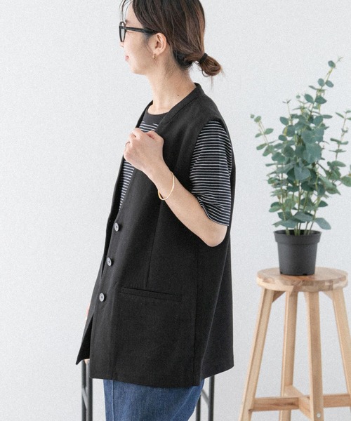 FORK&SPOON(フォークアンドスプーン)の「FORK&SPOON 丸胴5/S t-shirts(Tシャツ/カットソー・レディース・ホワイト/ホワイト系その他/ブラック・1)」の22枚目の写真